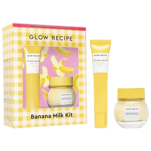 Glow Recipe Banana Moisturizing Cream & Shimmer Lip Treatment Duo